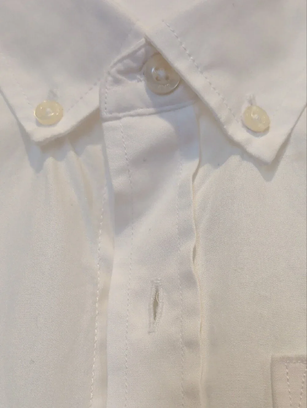 GAP Kids White Button-Down Dress Shirt